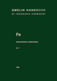 Enlarge image Cover: Fe Organoiron Compounds - Springer
