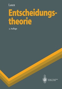 Enlarge image Cover: Entscheidungstheorie - Springer