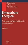 Cover: Erneuerbare Energien - Springer