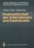 Cover: Finanzwirtschaft des Unternehmens und Kapitalmarkt - Springer