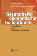 Cover: Gesundheits&ouml;konomische Evaluationen - Springer