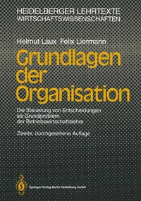 Abbildung von: Grundlagen der Organisation - Springer