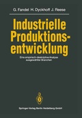 Cover: Industrielle Produktionsentwicklung - Springer