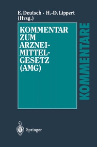 Abbildung von: Kommentar zum Arzneimittelgesetz (AMG) - Springer