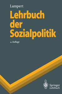 Abbildung von: Lehrbuch der Sozialpolitik - Springer