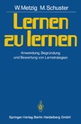 Cover: Lernen zu lernen - Springer