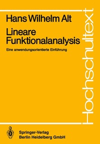 Abbildung von: Lineare Funktionalanalysis - Springer