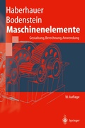Cover: Maschinenelemente - Springer