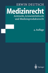 Abbildung von: Medizinrecht - Springer