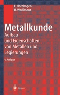 Cover: Metallkunde - Springer