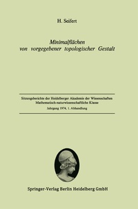 Abbildung von: Minimalflächen von vorgegebener topologischer Gestalt - Springer