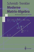 Cover: Moderne Matrix-Algebra - Springer