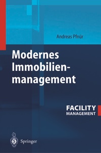 Abbildung von: Modernes Immobilienmanagement - Springer