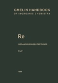 Cover: Re Organorhenium Compounds - Springer