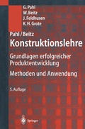Cover: Pahl/Beitz Konstruktionslehre - Springer