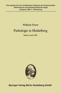 Enlarge image Cover: Pathologie in Heidelberg - Springer