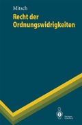 Cover: Recht der Ordnungswidrigkeiten - Springer