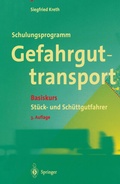 Cover: Schulungsprogramm Gefahrguttransport - Springer