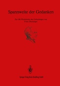 Cover: Spannweite der Gedanken - Springer