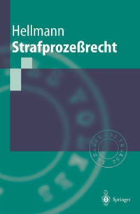 Enlarge image Cover: Strafprozeßrecht - Springer