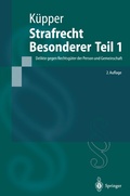 Cover: Strafrecht, Besonderer Teil 1 - Springer