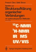 Cover: Tabellen zur Strukturaufkl&auml;rung organischer Verbindungen - Springer