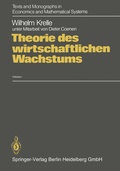 Cover: Theorie des wirtschaftlichen Wachstums - Springer