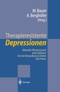 Cover: Therapieresistente Depressionen - Springer