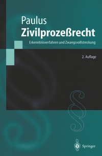 Abbildung von: Zivilprozeßrecht - Springer
