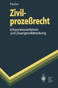 Cover: Zivilproze&szlig;recht - Springer