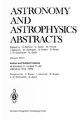 Cover: Author and Subject Indexes - Springer