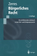 Cover: B&uuml;rgerliches Recht - Springer