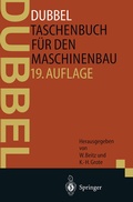 Cover: DUBBEL - Taschenbuch f&uuml;r den Maschinenbau - Springer