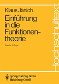 Cover: Einf&uuml;hrung in die Funktionentheorie - Springer
