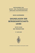 Cover: Grundlagen der Betriebswirtschaftslehre - Springer
