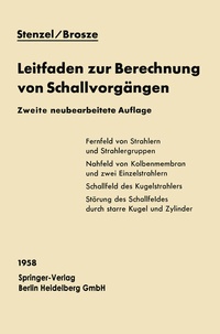 Abbildung von: Leitfaden zur Berechnung von Schallvorgängen - Springer