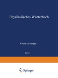 Cover: Physikalisches W&ouml;rterbuch - Springer