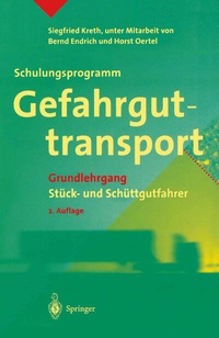 Abbildung von: Schulungsprogramm Gefahrguttransport - Springer