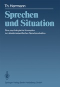 Cover: Sprechen und Situation - Springer