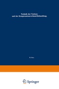 Cover: Technik der Varizen- und der Kompressionsverband-Behandlung - Springer