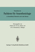 Cover: Verzeichnis der Fach&auml;rzte f&uuml;r Anaesthesiologie in Deutschland, &Ouml;sterreich und in der Schweiz - Springer