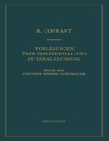Cover: Vorlesungen &uuml;ber Differential- und Integralrechnung - Springer