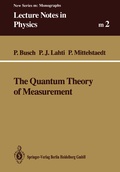 Cover: The Quantum Theory of Measurement - Springer