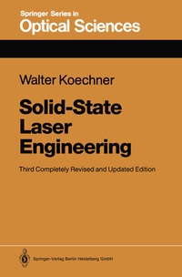 Enlarge image Cover: Solid-State Laser Engineering - Springer