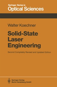 Enlarge image Cover: Solid-State Laser Engineering - Springer