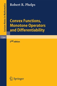Abbildung von: Convex Functions, Monotone Operators and Differentiability - Springer