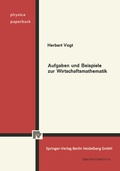Cover: Aufgaben und Beispiele zur Wirtschaftsmathematik - Physica