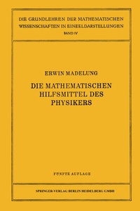 Abbildung von: Die mathematischen Hilfsmittel des Physikers - Springer