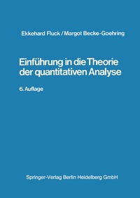 Abbildung von: Einführung in die Theorie der qualitativen Analyse - Steinkopff