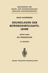 Abbildung von: Grundlagen der Betriebswirtschaftslehre - Springer